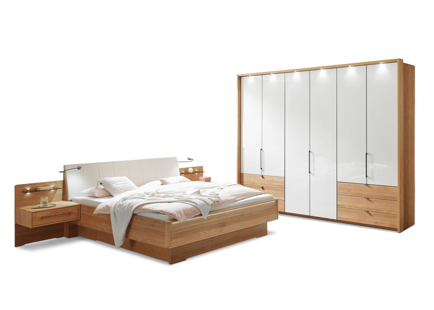 Schlafzimmer  SERENA PLUS in eiche - champagner