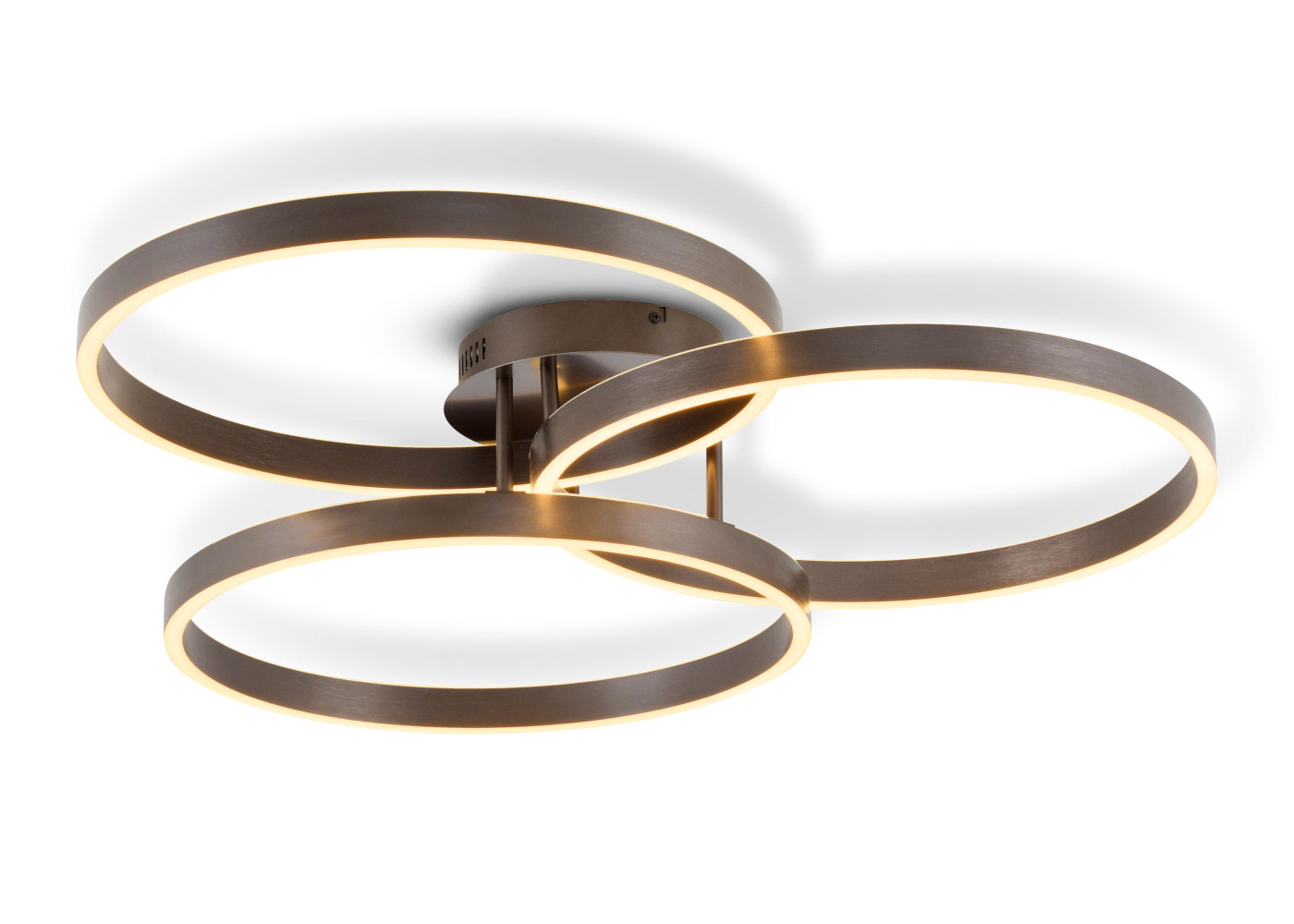 LED-Deckenleuchte dark-metal-brown VELUNA