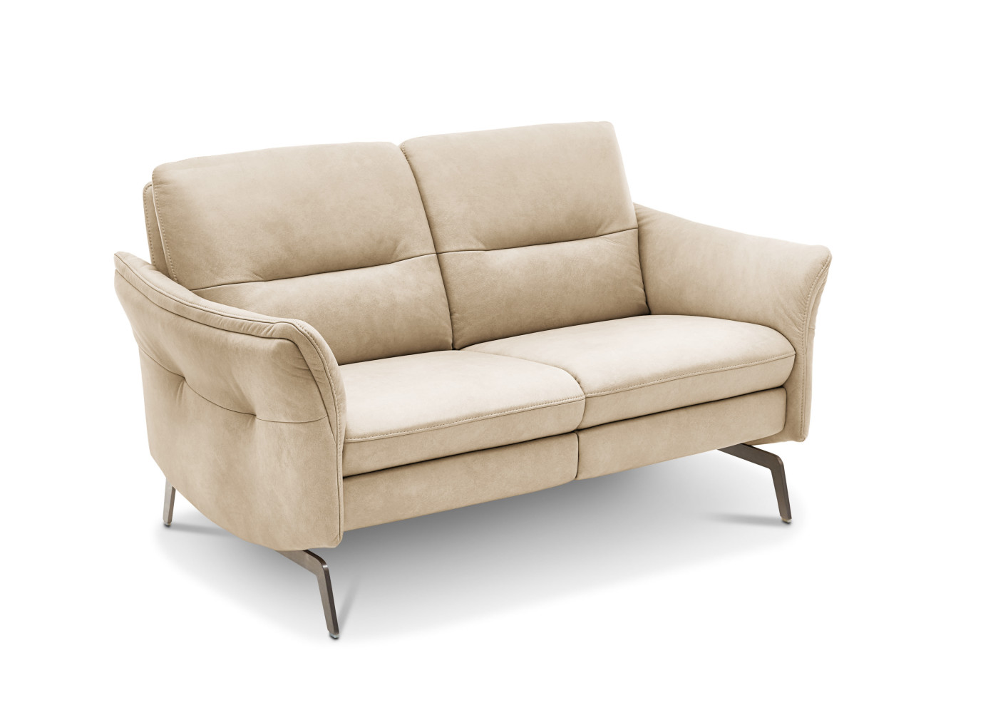 Sofa 2-sitzig TEOMA in elfenbein
