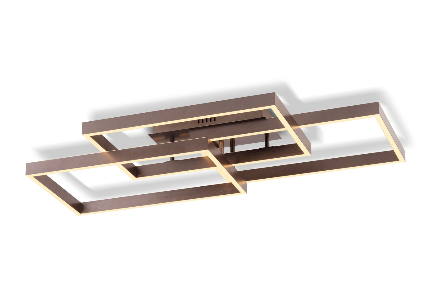 LED-Deckenleuchte dark-metal-brown VELUNA