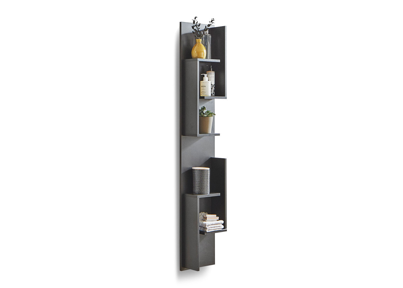 Hochschrank-Regal PALINO in grau matt