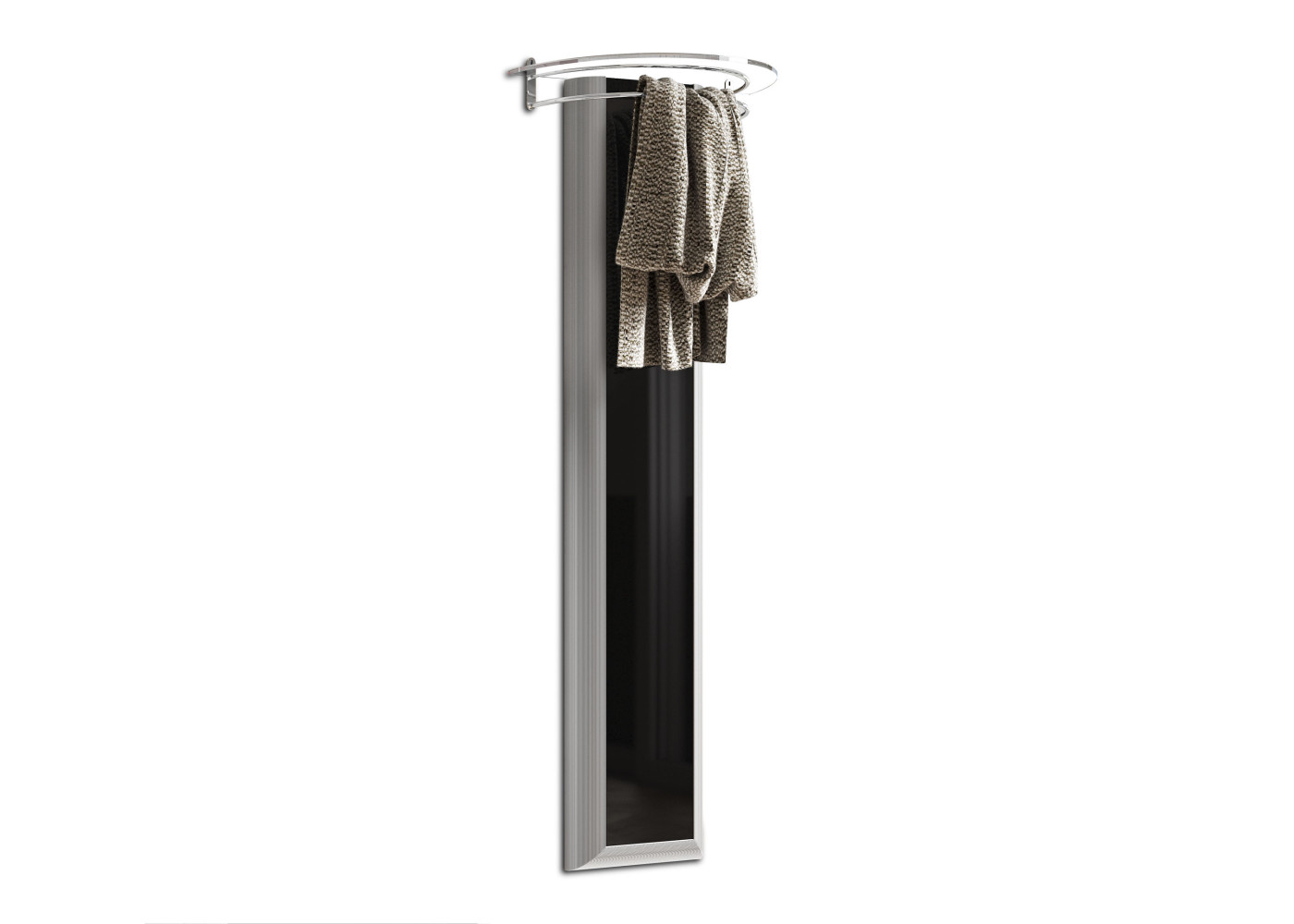 Garderobe ENTRY in schwarz/alu