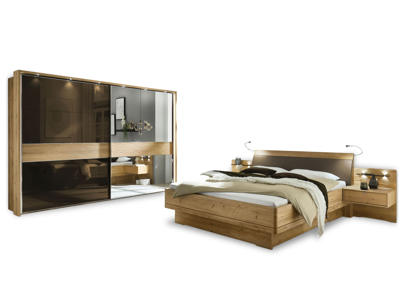 Schlafzimmer  Wega Plus in braun