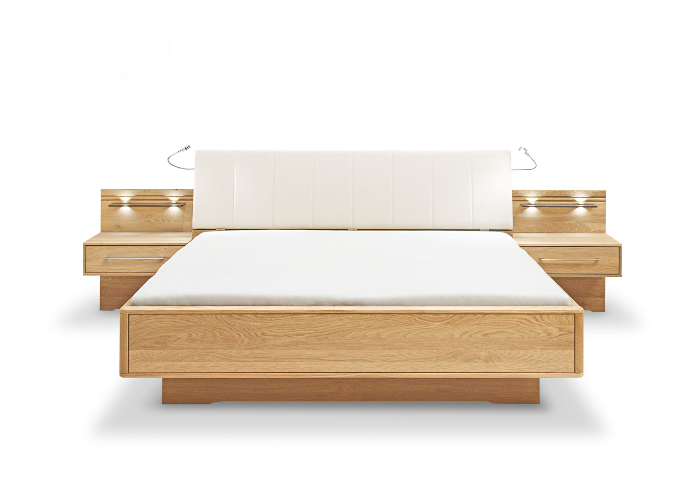 Futonbett  SERENA PLUS in eiche - champagner