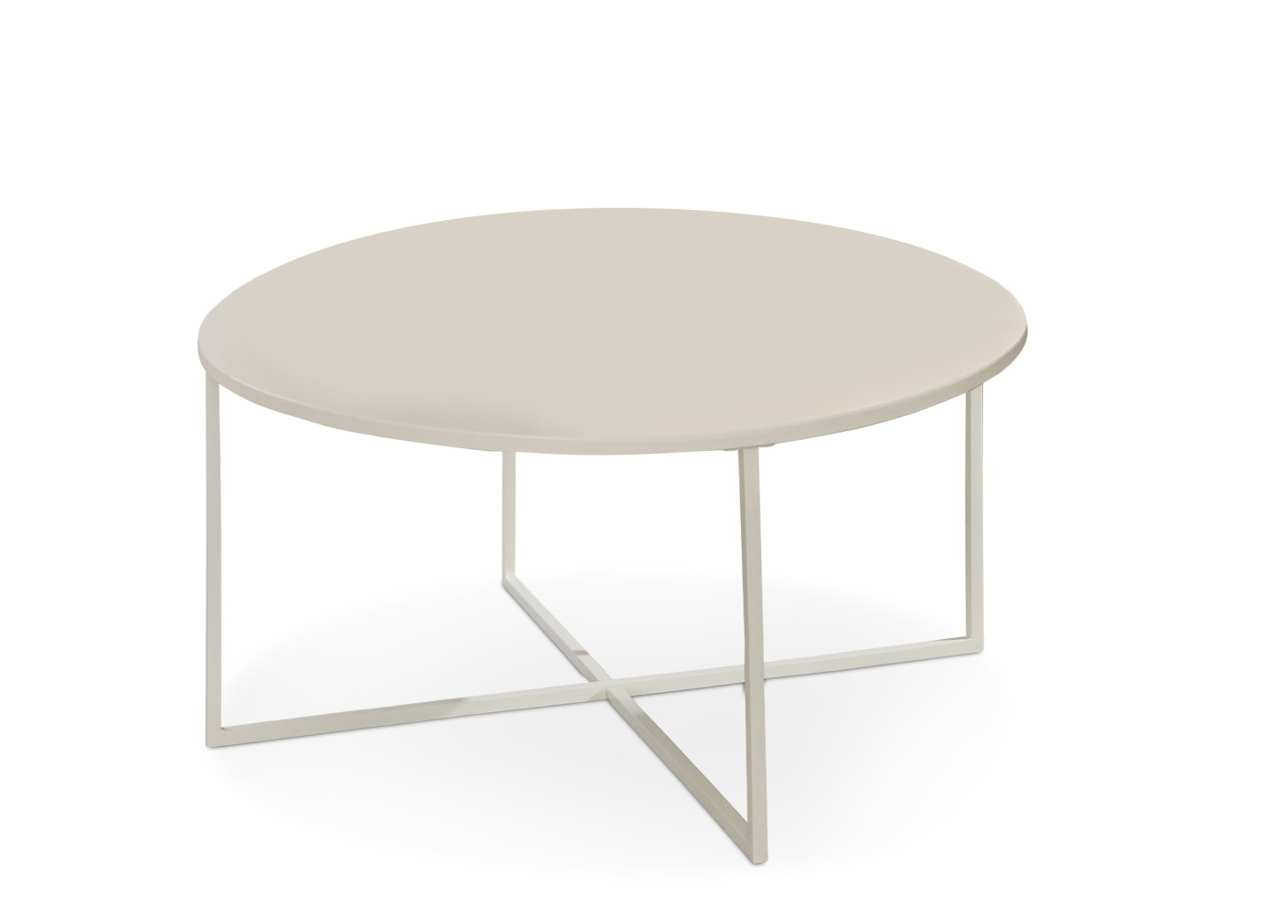 Couchtisch  DIAMO in Lack wollweiß