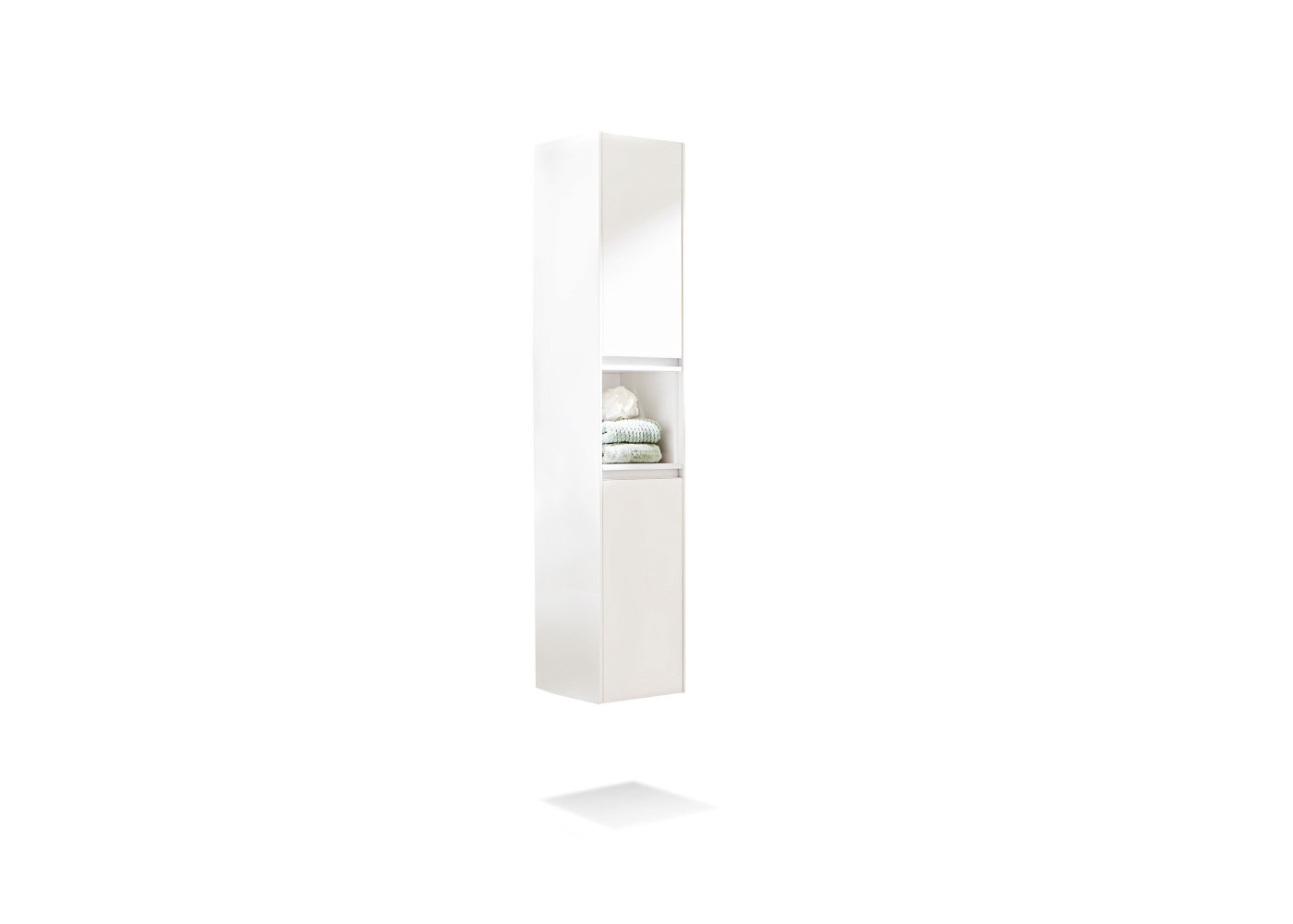 Hochschrank MOLIRO in polarweiß