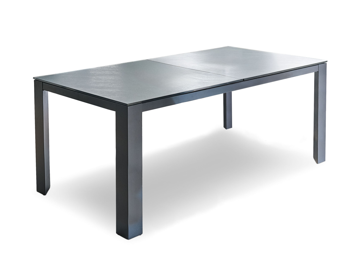 Tisch Divo Plus in schwarz, schwarz gepulvert