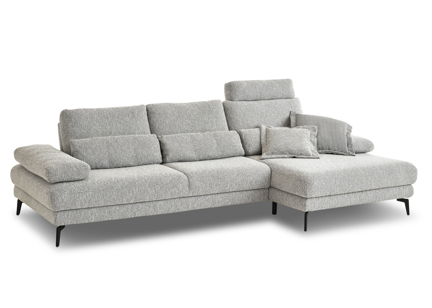 Longchairgarnitur  KISO in silver